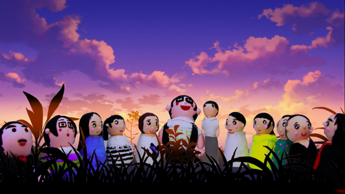 04 亲手制作的送毕业生党员的个性化人偶