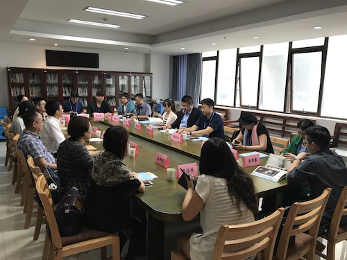 台湾中华杰出青年交流促进会理事长陈长风一行来学院交流