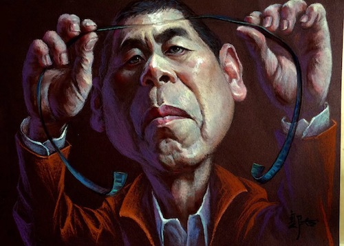 一等奖作品《冯小刚漫像》（郭冶）